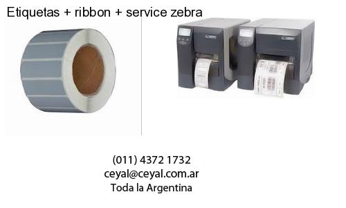 Etiquetas   ribbon   service zebra