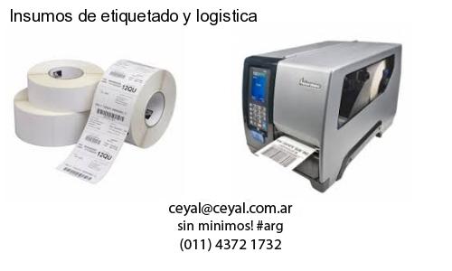 Insumos de etiquetado y logistica