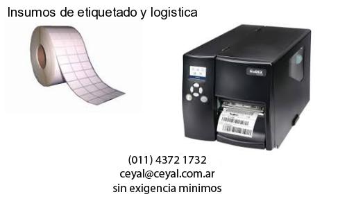 Insumos de etiquetado y logistica
