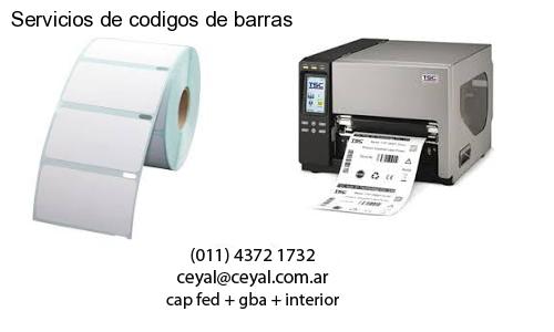 Servicios de codigos de barras