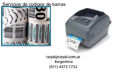 Servicios de codigos de barras