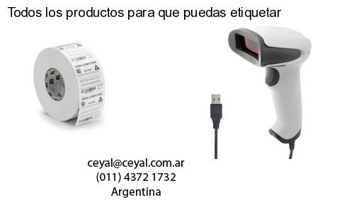 Todos los productos para que puedas etiquetar