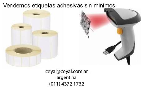 Vendemos etiquetas adhesivas sin minimos