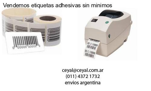 Vendemos etiquetas adhesivas sin minimos