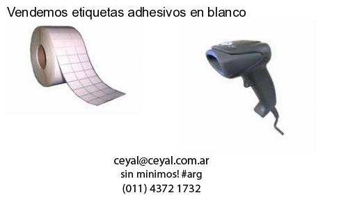Vendemos etiquetas adhesivos en blanco