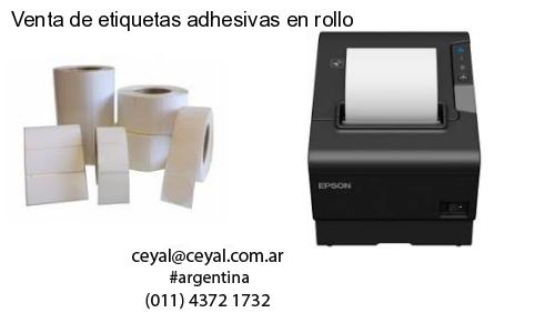 Venta de etiquetas adhesivas en rollo