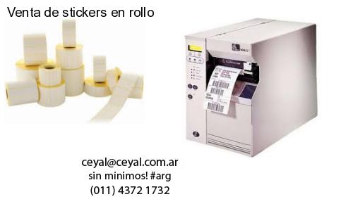 Venta de stickers en rollo