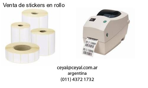 Venta de stickers en rollo