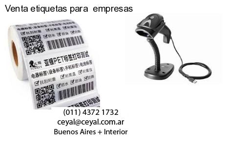 Venta etiquetas para  empresas