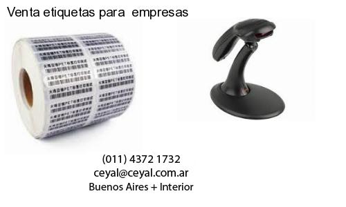 Venta etiquetas para  empresas
