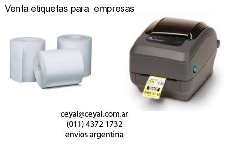 Venta etiquetas para  empresas