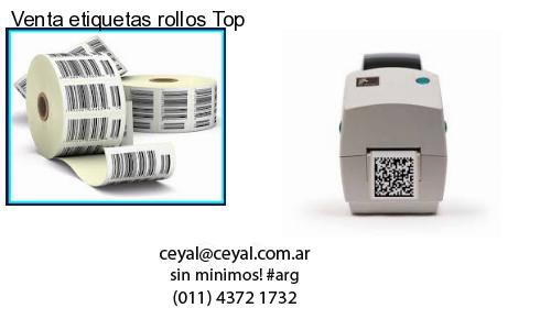 Venta etiquetas rollos Top