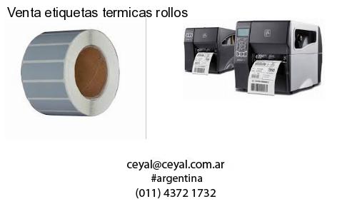 Venta etiquetas termicas rollos