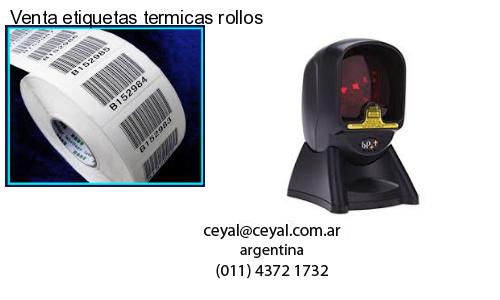Venta etiquetas termicas rollos