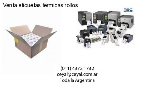 Venta etiquetas termicas rollos