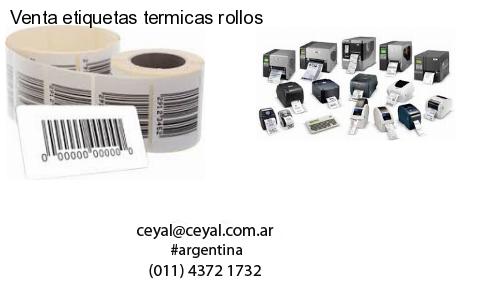 Venta etiquetas termicas rollos