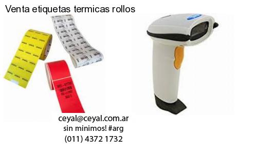 Venta etiquetas termicas rollos