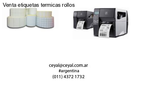 Venta etiquetas termicas rollos