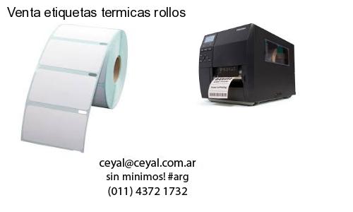 Venta etiquetas termicas rollos