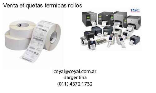 Venta etiquetas termicas rollos