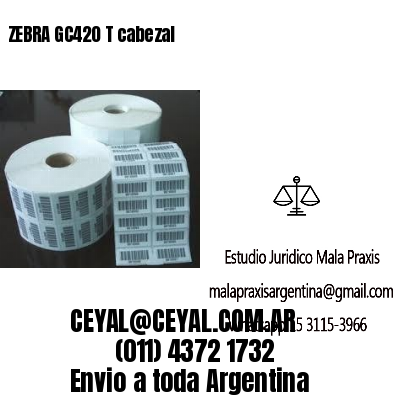 ZEBRA GC420 T cabezal