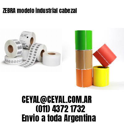 ZEBRA modelo industrial cabezal
