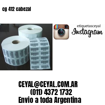 cg 412 cabezal