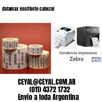 datamax escritorio cabezal