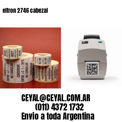 eltron 2746 cabezal