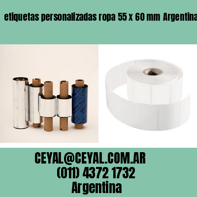 etiquetas personalizadas ropa 55 x 60 mm	Argentina
