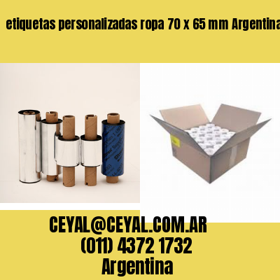etiquetas personalizadas ropa 70 x 65 mm	Argentina