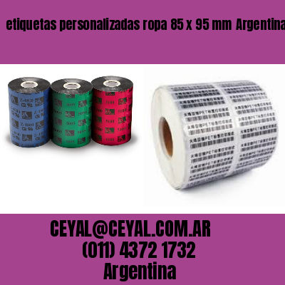 etiquetas personalizadas ropa 85 x 95 mm	Argentina