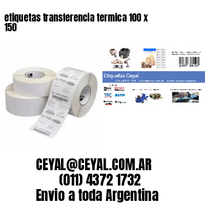 etiquetas transferencia termica 100 x 150