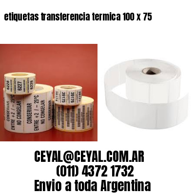 etiquetas transferencia termica 100 x 75