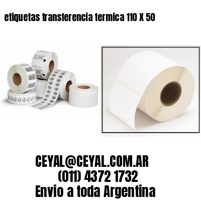 etiquetas transferencia termica 110 X 50