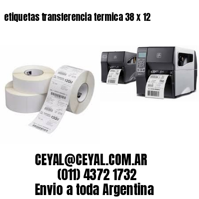etiquetas transferencia termica 38 x 12