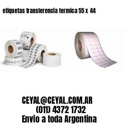 etiquetas transferencia termica 55 x 44