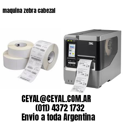 maquina zebra cabezal