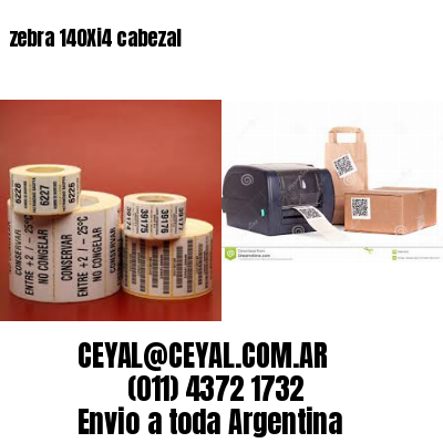 zebra 140Xi4 cabezal