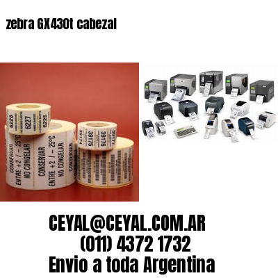 zebra GX430t cabezal