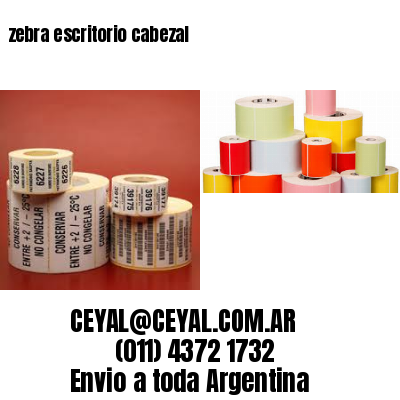 zebra escritorio cabezal