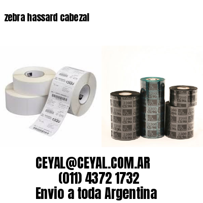 zebra hassard cabezal
