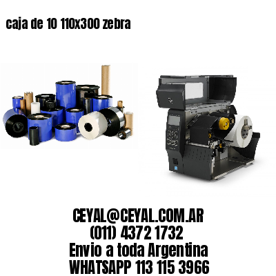 caja de 10 110×300 zebra