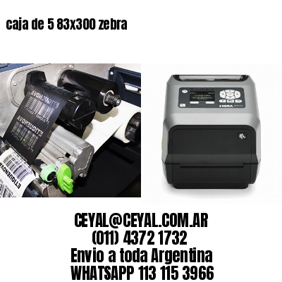 caja de 5 83×300 zebra