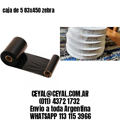 caja de 5 83×450 zebra