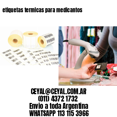 etiquetas termicas para medicantos