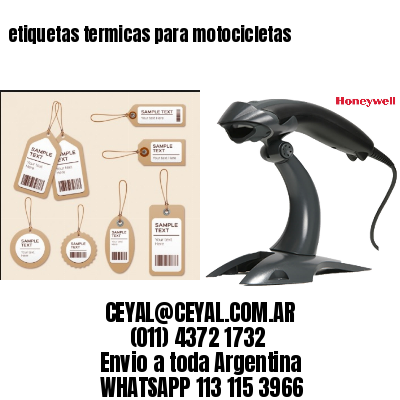 etiquetas termicas para motocicletas