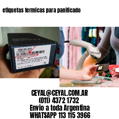 etiquetas termicas para panificado