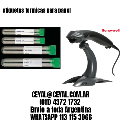 etiquetas termicas para papel