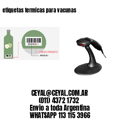 etiquetas termicas para vacunas